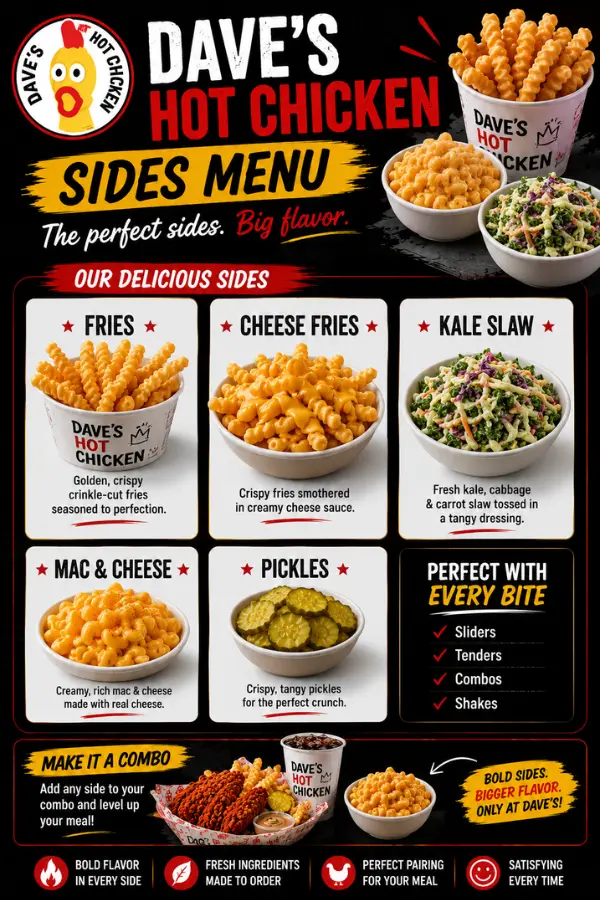 Dave’s Hot Chicken Sides Menu